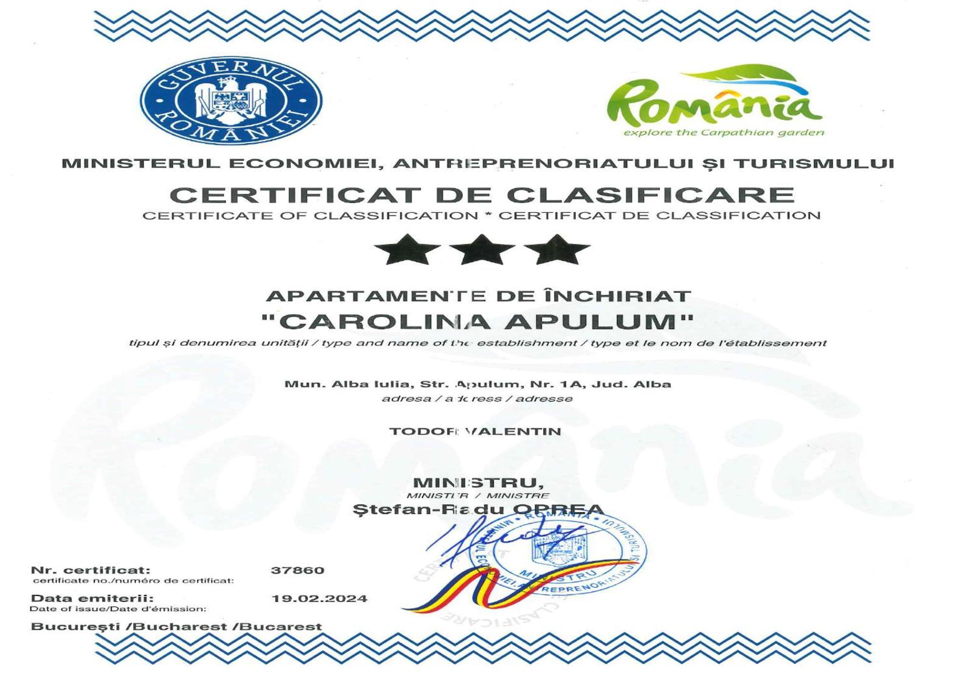 Vila Carolina Apulum Villa Alba Iulia Exteriör bild